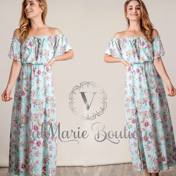 🌹ON SALE🌹Summer Haze Floral Maxi Dress - Picture 3 of 4